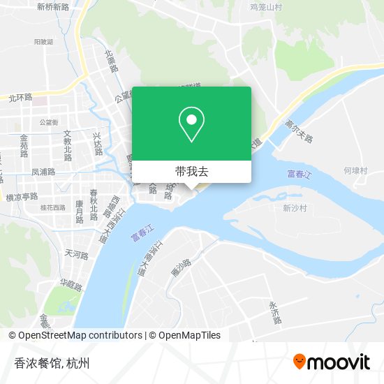 香浓餐馆地图