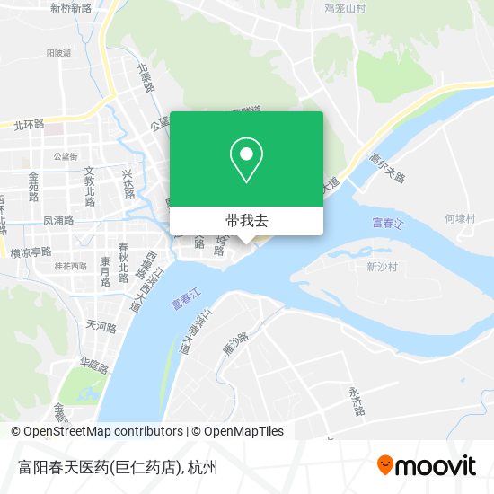 富阳春天医药(巨仁药店)地图