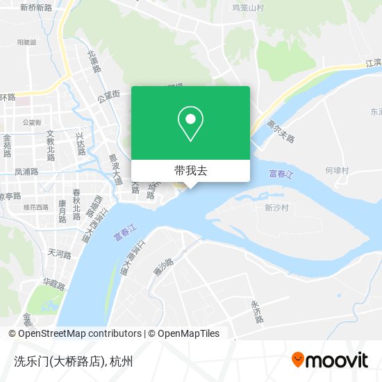 洗乐门(大桥路店)地图