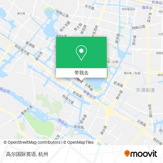 高尔国际英语地图