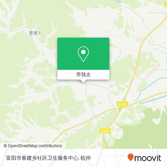 富阳市春建乡社区卫生服务中心地图