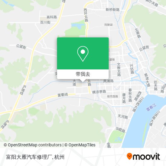 富阳大雁汽车修理厂地图