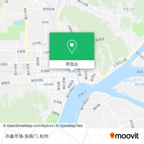 亦鑫市场-东南门地图