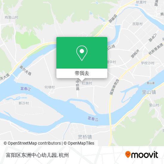 富阳区东洲中心幼儿园地图