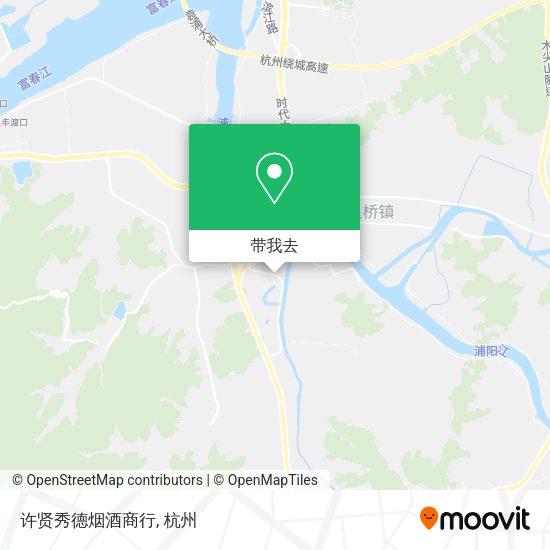 许贤秀德烟酒商行地图
