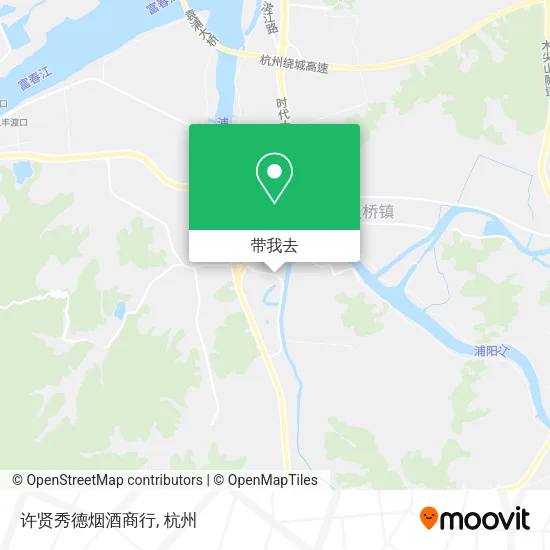 许贤秀德烟酒商行地图