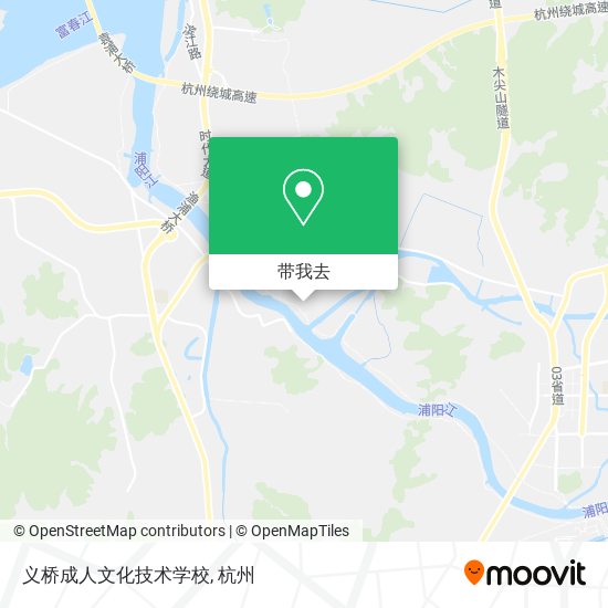 义桥成人文化技术学校地图