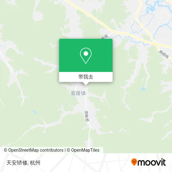 天安轿修地图
