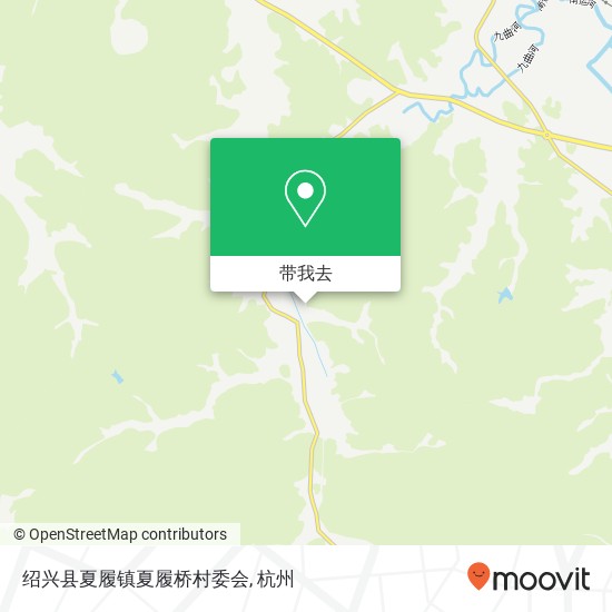 绍兴县夏履镇夏履桥村委会地图