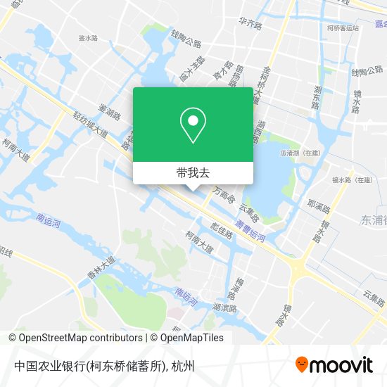 中国农业银行(柯东桥储蓄所)地图