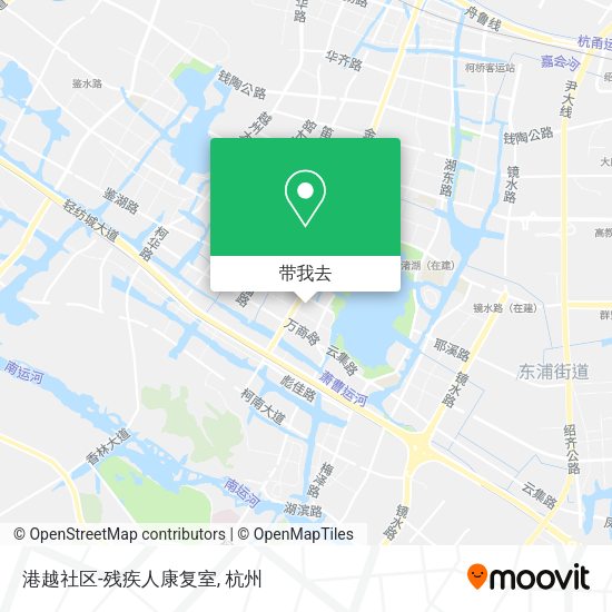 港越社区-残疾人康复室地图