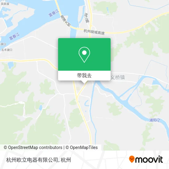 杭州欧立电器有限公司地图