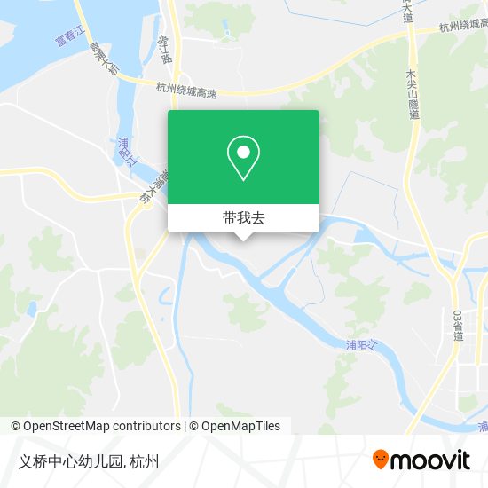 义桥中心幼儿园地图