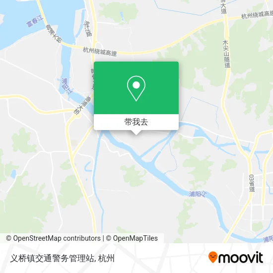 义桥镇交通警务管理站地图