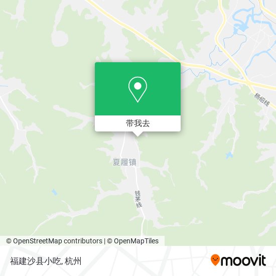 福建沙县小吃地图