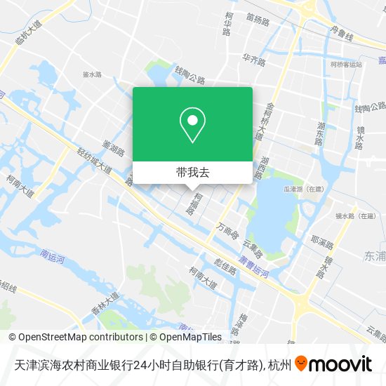 天津滨海农村商业银行24小时自助银行(育才路)地图