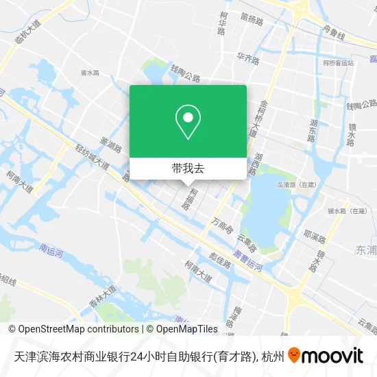 天津滨海农村商业银行24小时自助银行(育才路)地图
