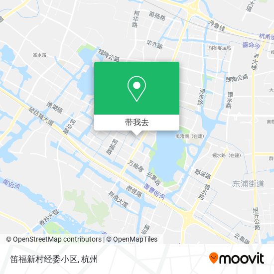 笛福新村经委小区地图