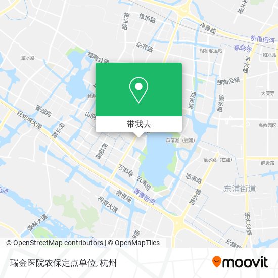 瑞金医院农保定点单位地图