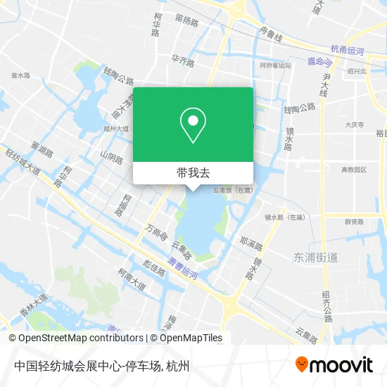 中国轻纺城会展中心-停车场地图
