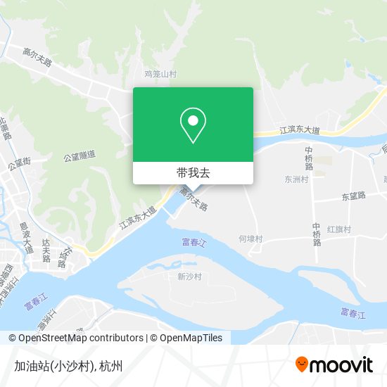加油站(小沙村)地图