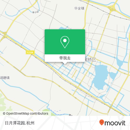 日月潭花园地图