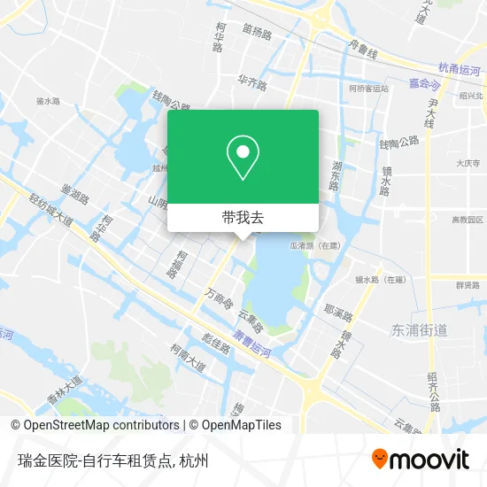 瑞金医院-自行车租赁点地图