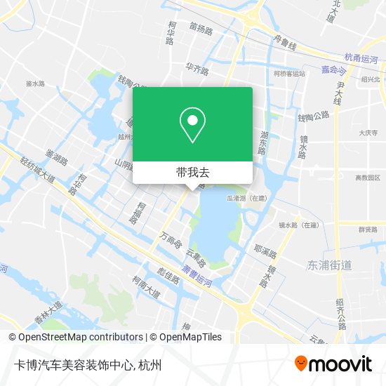 卡博汽车美容装饰中心地图