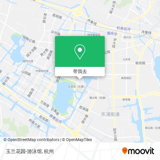 玉兰花园-游泳馆地图