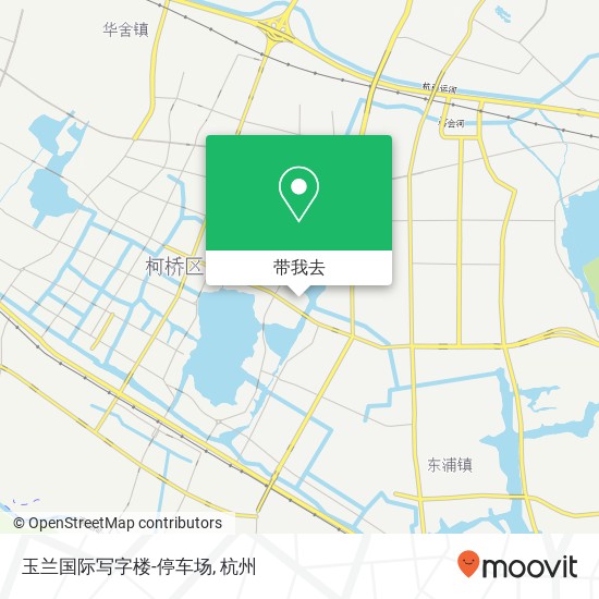 玉兰国际写字楼-停车场地图