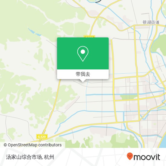 汤家山综合市场地图