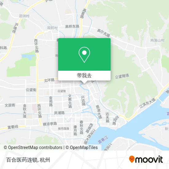 百合医药连锁地图