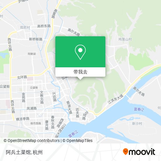 阿兵土菜馆地图