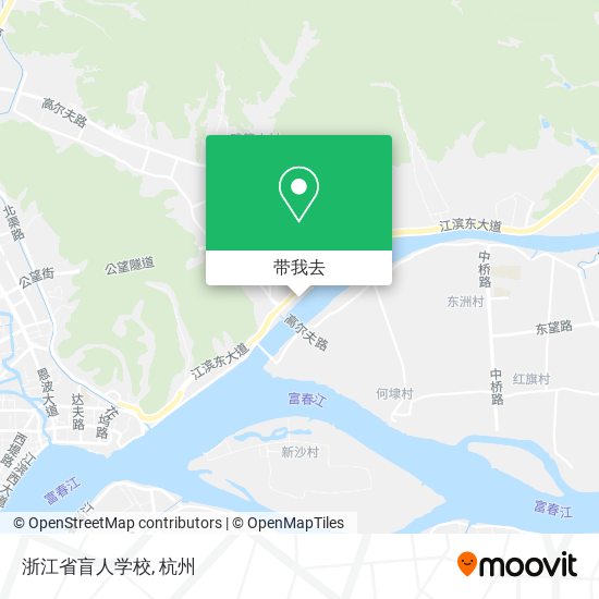浙江省盲人学校地图