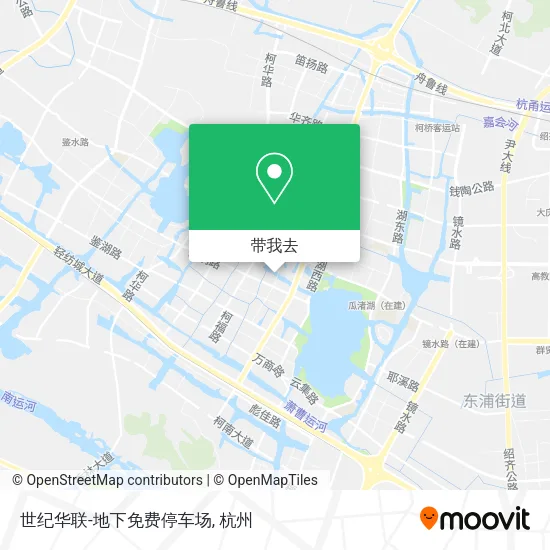 世纪华联-地下免费停车场地图