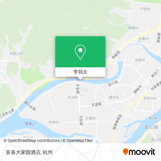 富春大家园酒店地图