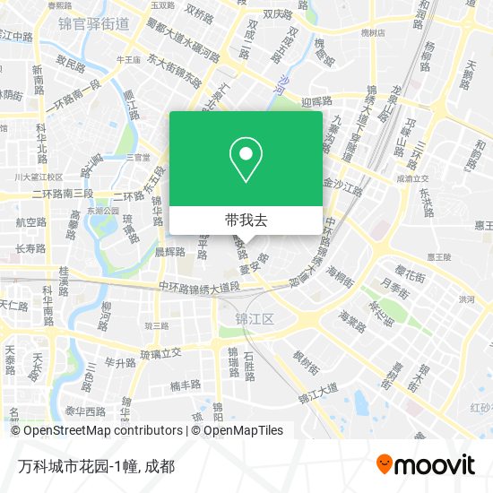 万科城市花园-1幢地图