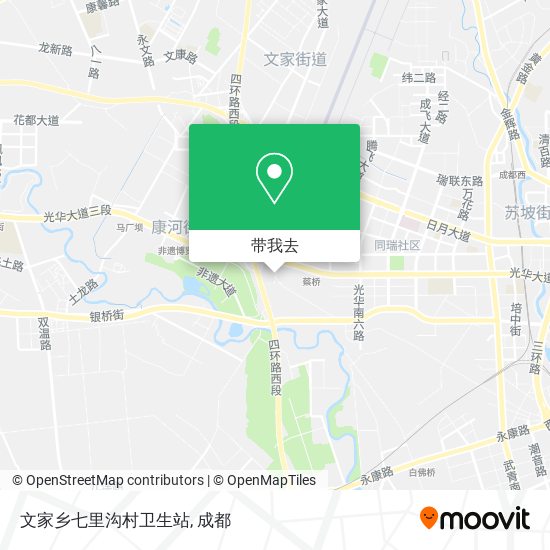 文家乡七里沟村卫生站地图