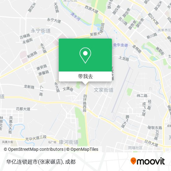 华亿连锁超市(张家碾店)地图