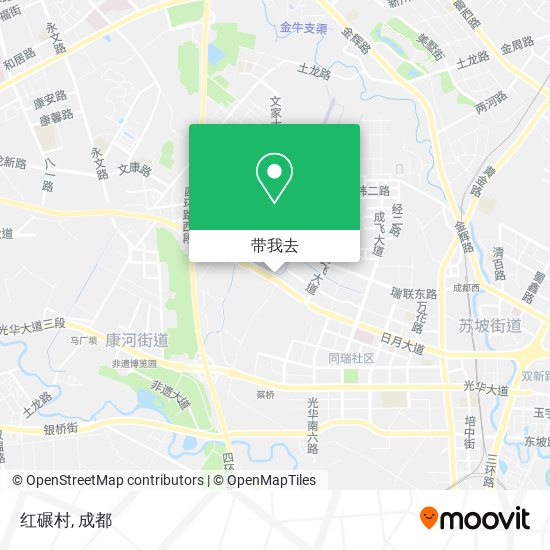 红碾村地图