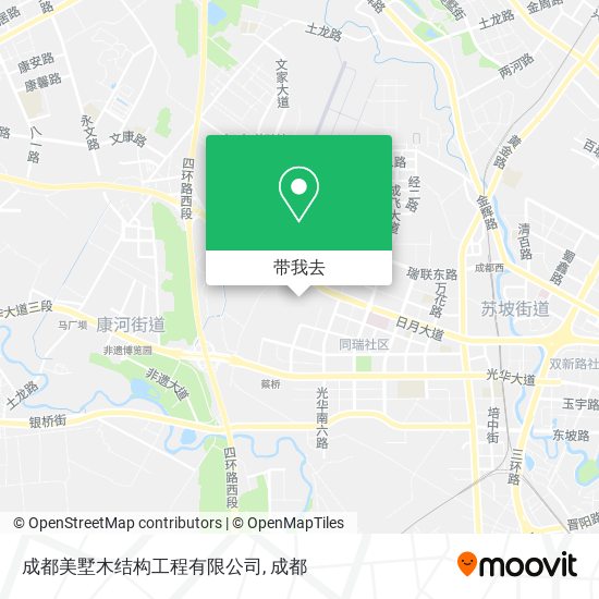 成都美墅木结构工程有限公司地图