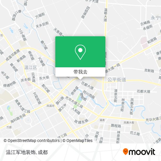 温江军地装饰地图