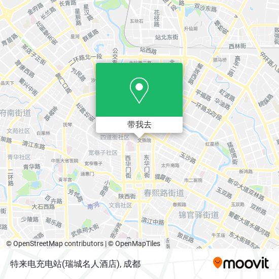 特来电充电站(瑞城名人酒店)地图