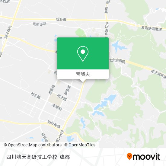 四川航天高级技工学校地图