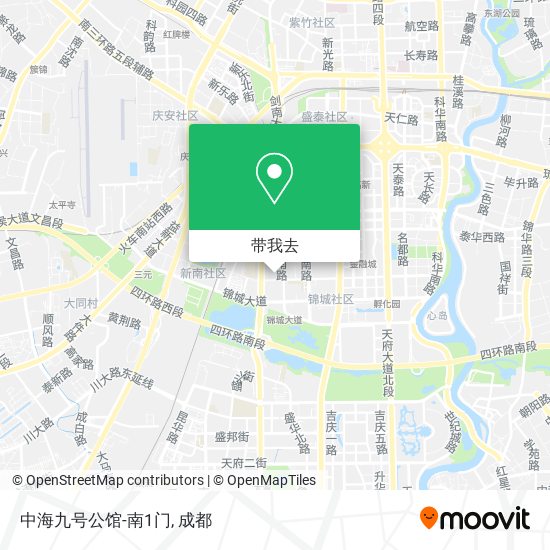 中海九号公馆-南1门地图