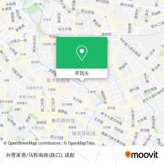外曹家巷/马鞍南路(路口)地图