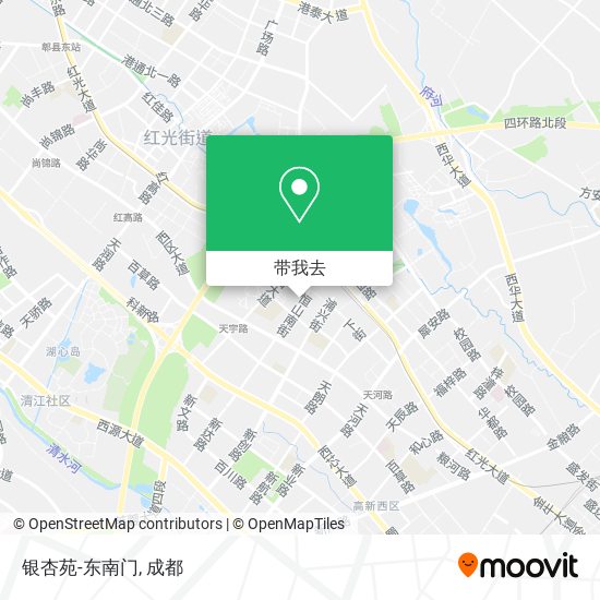 银杏苑-东南门地图