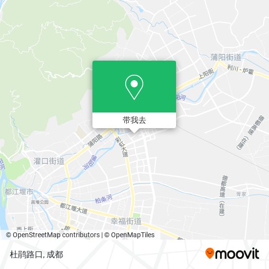 杜鹃路口地图