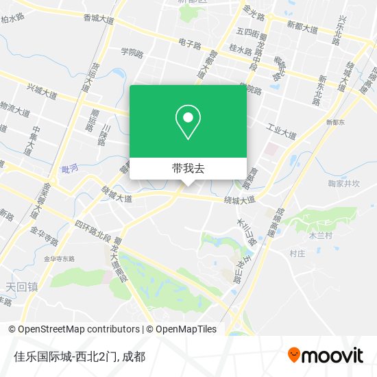 佳乐国际城-西北2门地图