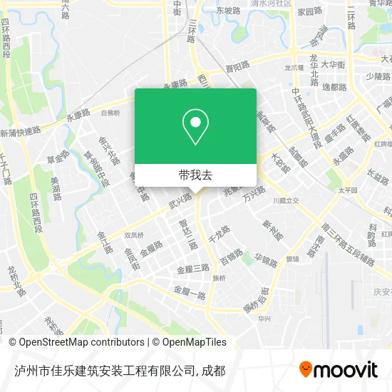 泸州市佳乐建筑安装工程有限公司地图
